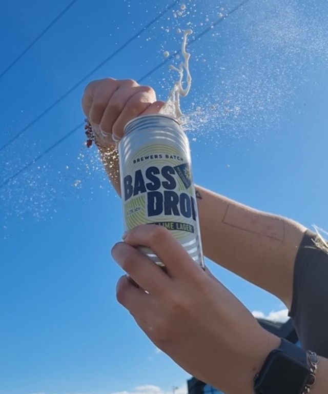 More views of Bass Drop Lemon Lime Lager