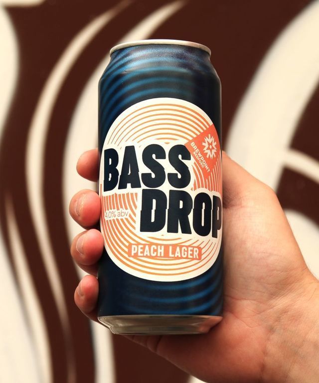 More views of Bass Drop Peach Lager