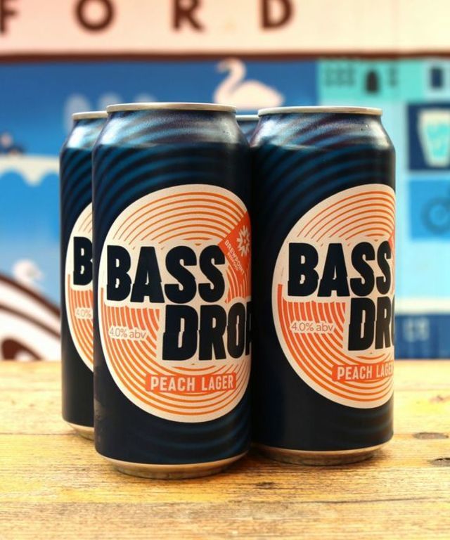 More views of Bass Drop Peach Lager