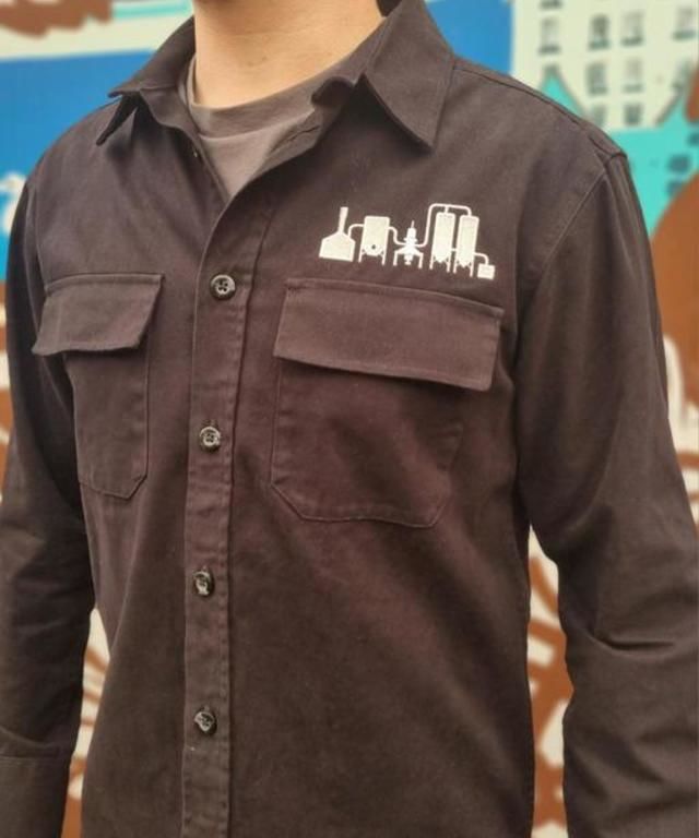More views of Brewer's overshirt (Black) More views of Brewer's overshirt (Black)
