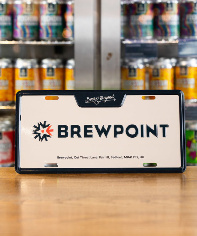 More views of Brewpoint tin sign