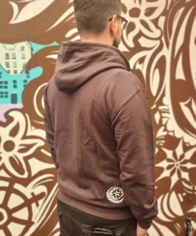 More views of Charcoal Zip-Up Hoodie More views of Charcoal Zip-Up Hoodie