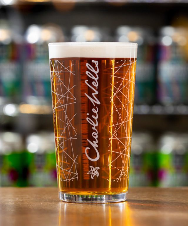 More views of Charlie Wells Pint Glass