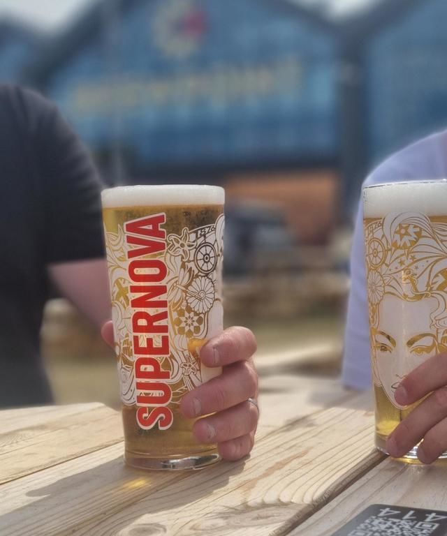 More views of Supernova Pint Glass